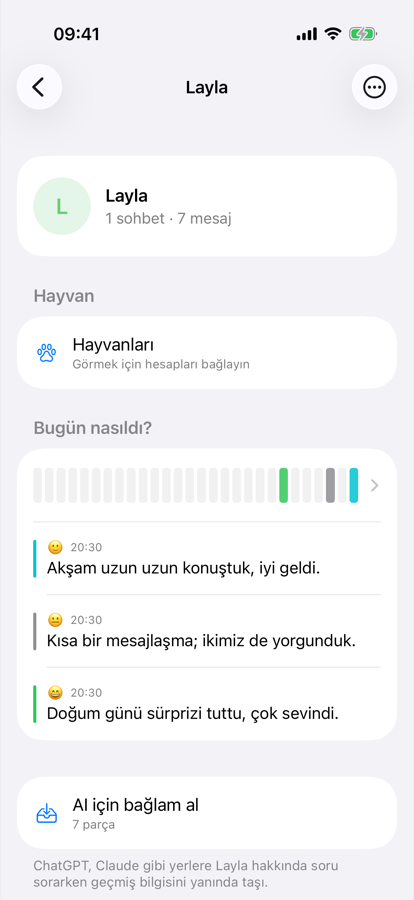 Bir kişinin sayfası